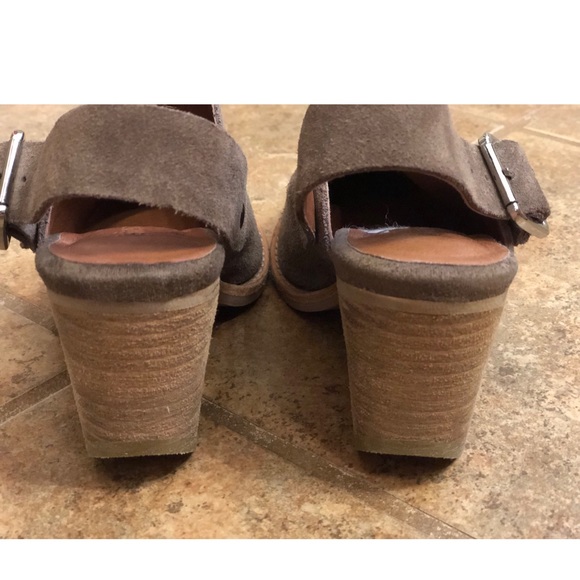 Suede mules sling back booties shooties - Picture 4 of 5